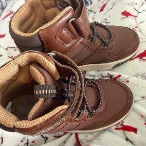 Stride Rite Tan and Brown Kids Boots